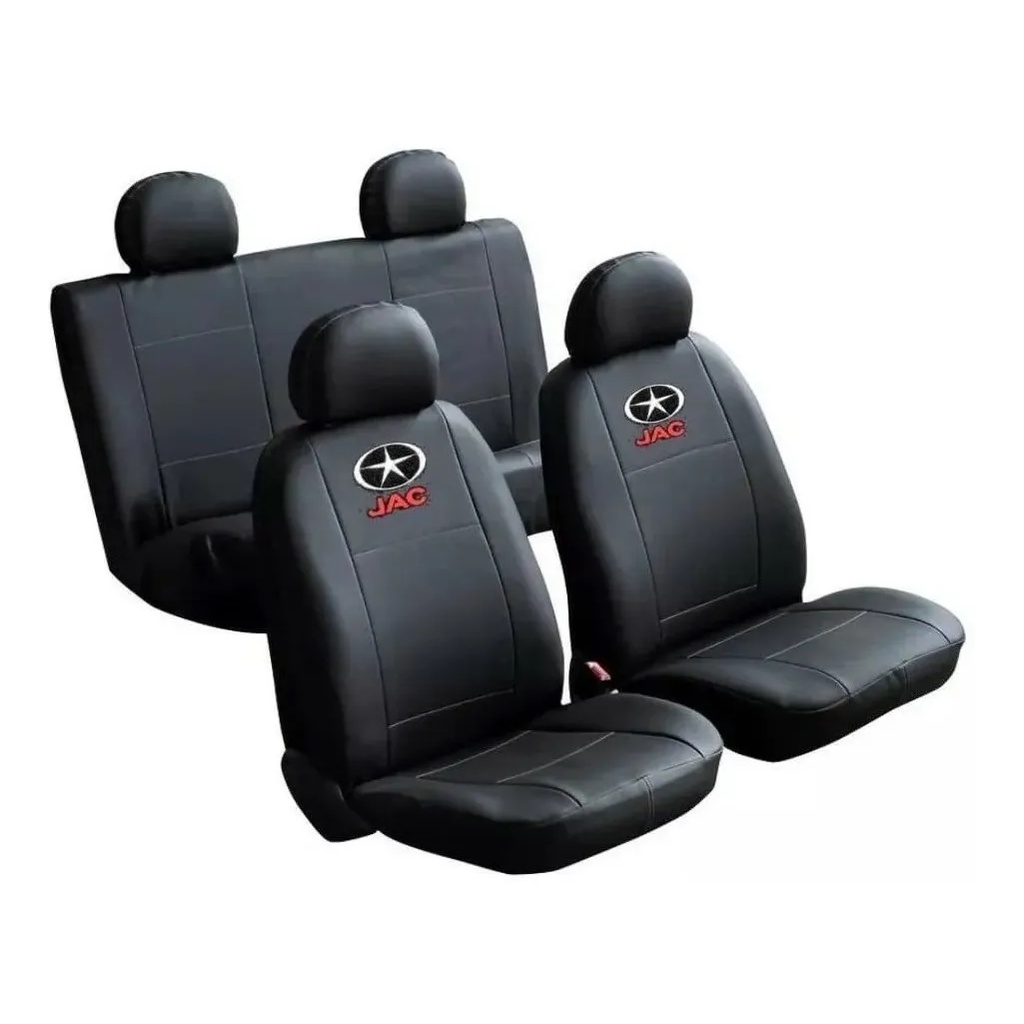 Jogo Capa Banco Carro Couro Sintético Jac J5 2012 2013 2014 2015