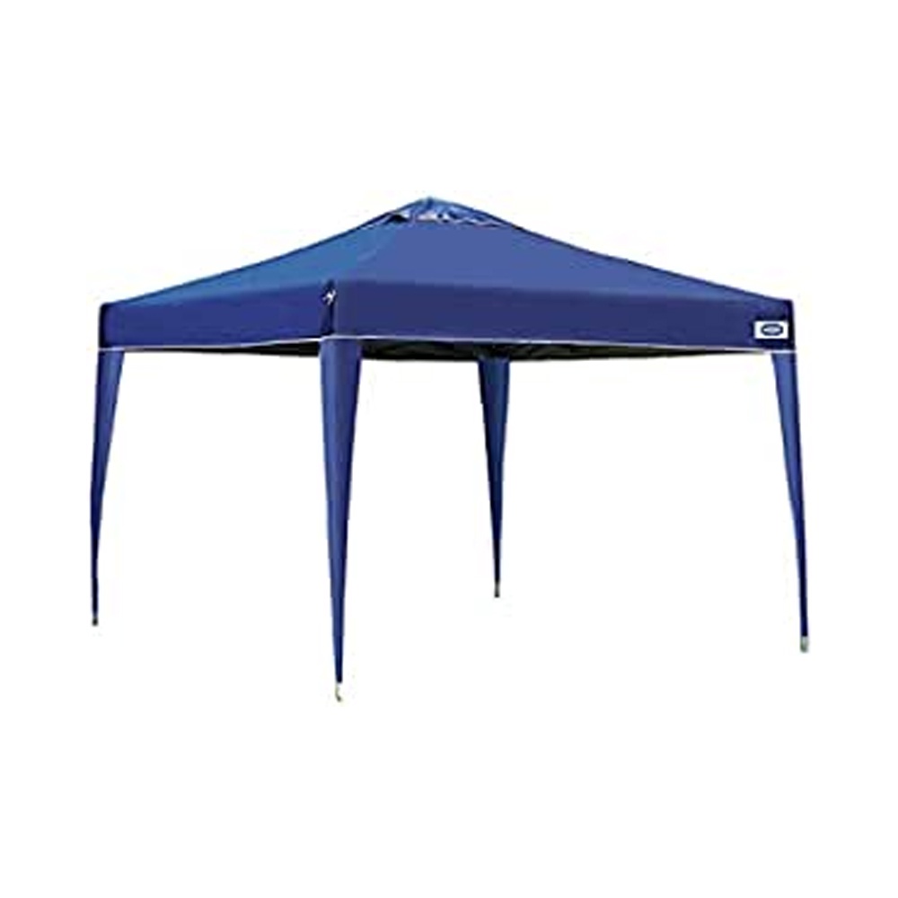 Tenda Praia Sanfonada Gazebo 3x3 Articulado Pé Aluminio Cor Azul