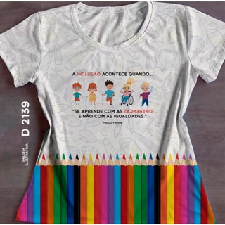 Camiseta Inclusão Social, Educação