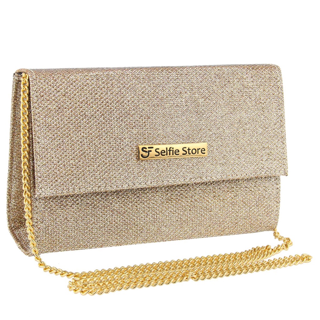 Bolsa de festa/ bolsa luxo / bolsinha De Mão Com Glitter Com Alça Corrente, Feminina Para Casamento, Balada, Formatura