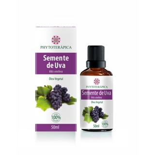 Óleo De Semente De Uva 50ml - 100% Puros (Phytotérapica)