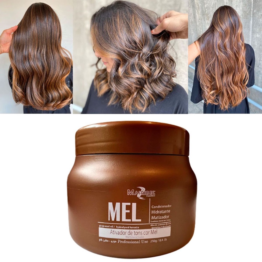 Mascara Matizadora Mel Mairibel 250g em Oferta na Shopee