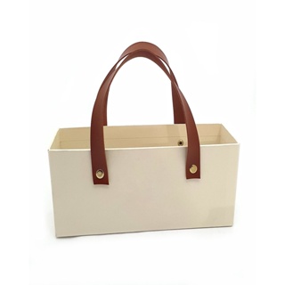 Mini Cesta 20x10x10 para flores/box multiuso presentes cartonada em Oferta na Shopee