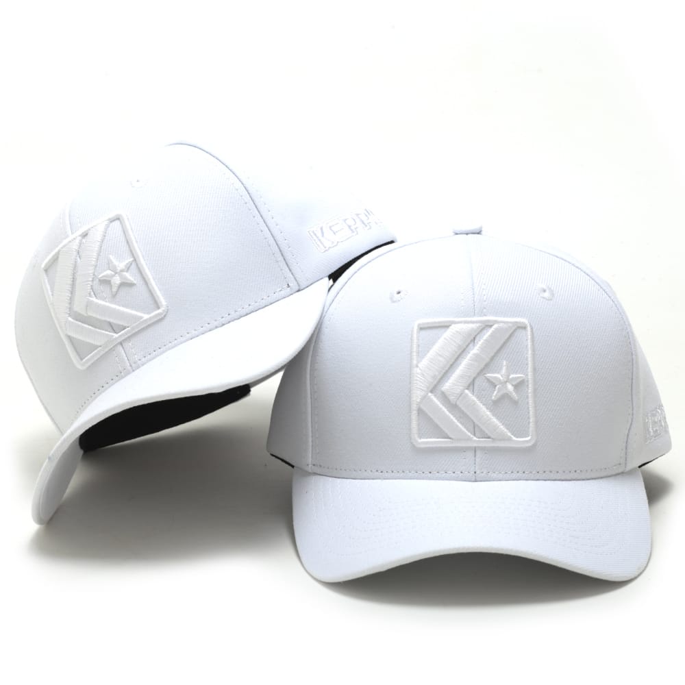 Boné Masculino Aba Curva Branco 6 Gomo Original Snapback K40