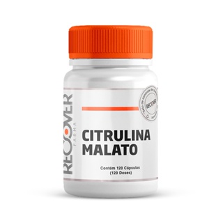 Citrulina Malato 500 mg - 120 Cápsulas (120 Doses)