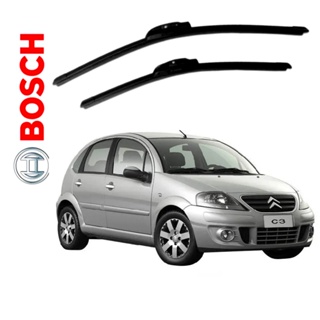 Par Palheta Limpador Parabrisa Citroen C3 Original Bosch 2002 á 2012 em Oferta na Shopee