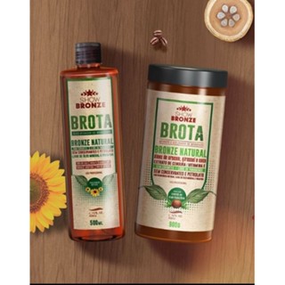Brota Kit Bronzeamento Ativador, Acelerador e Óleo Brota 900g e 500ml - Capilar Essência