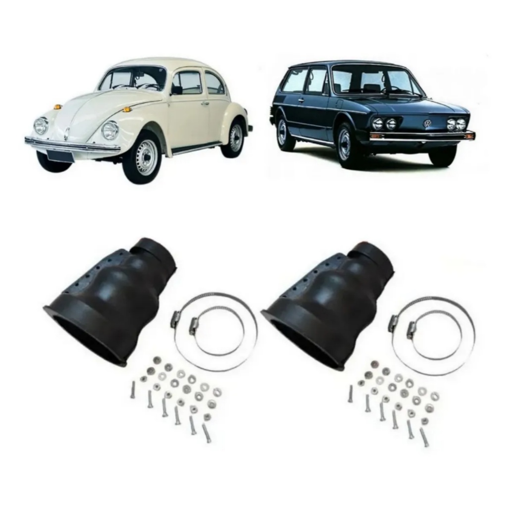 Kit 2 Coifa Homocinetica Fusca Brasilia Variant em Oferta na Shopee