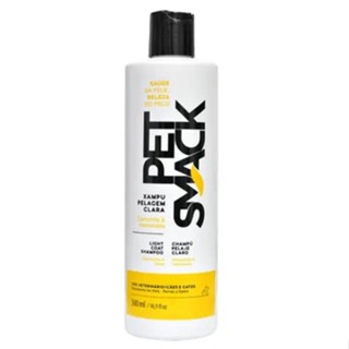 Pet Smack Shampoo Pelagem Clara 500ml para Cães e Gatos Centagro