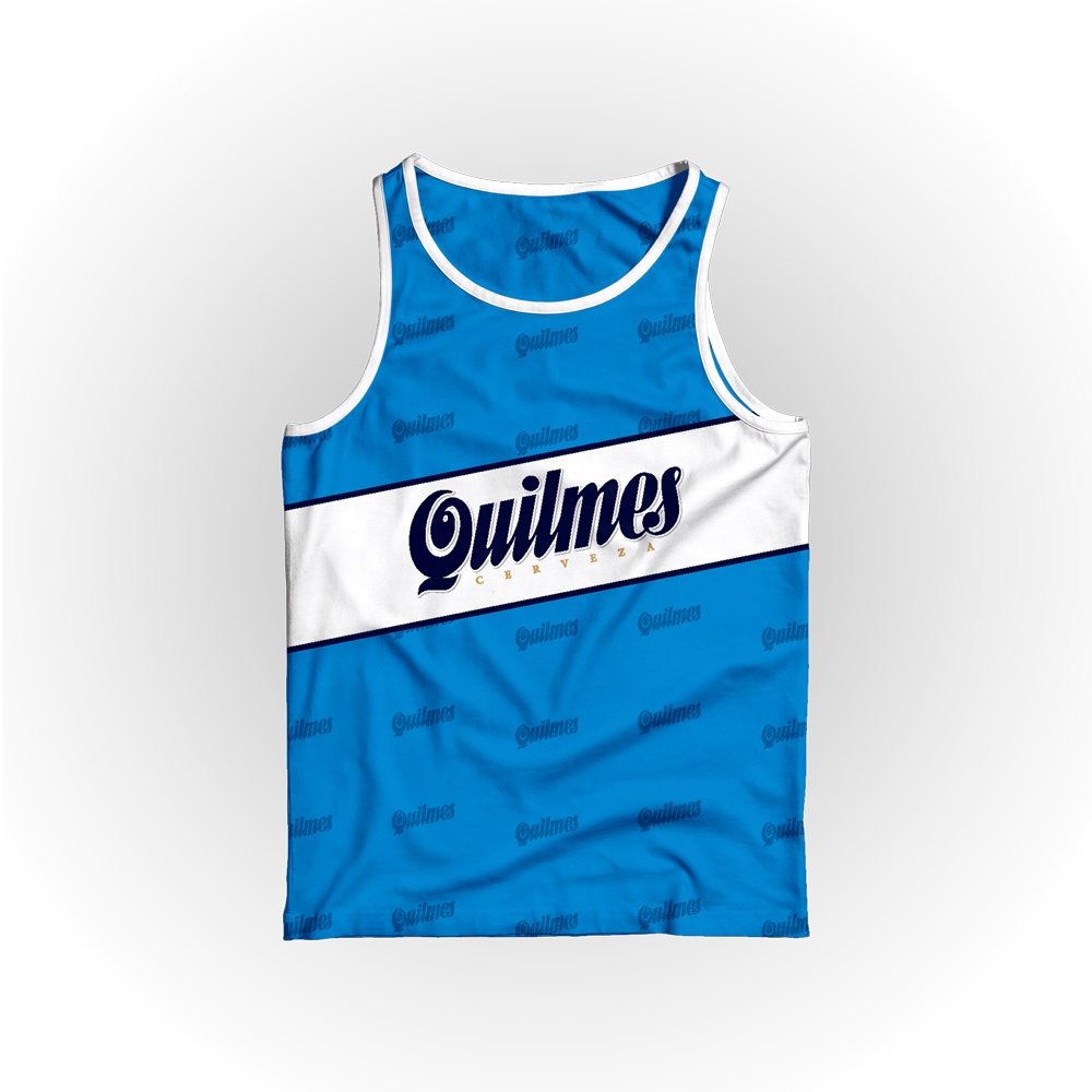 Abada Regata Cerveja Quilmes Dry Fit Premium Carnaval Academia