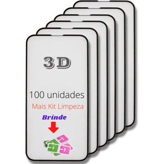 100 Películas de vidro 3d/9d para Celular