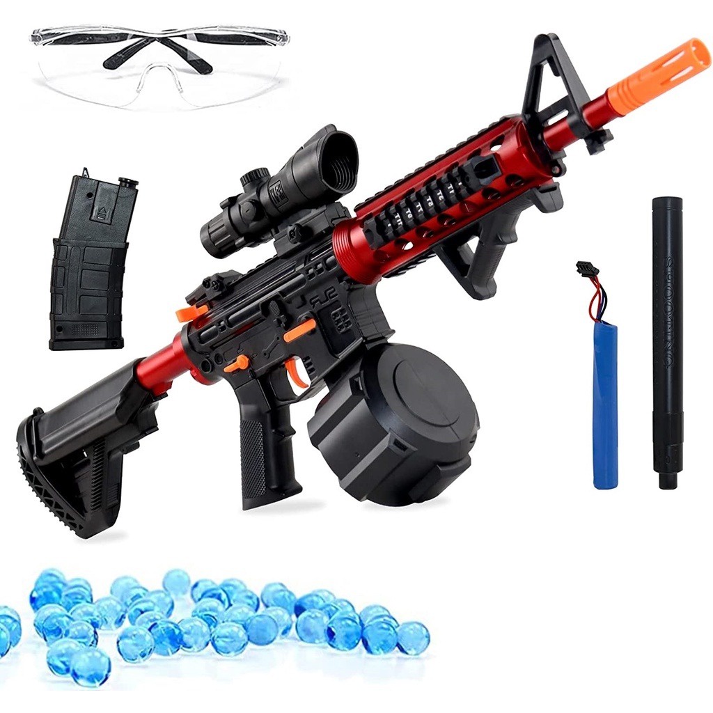 Arma de Brinquedo Lança Bolinha de Gel Sniper Grande tipo Nerf - Escorrega  o Preço