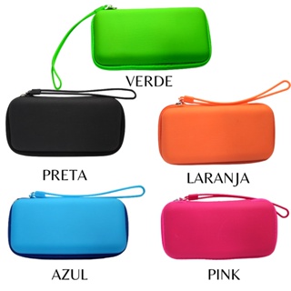 Carteira Emborrachada com Ziper Feminina para Dia a Dia em Oferta na Shopee