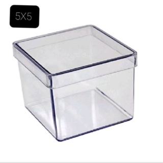 Caixinha acrílica 5X5 - (20 UNIDADES) em Oferta na Shopee