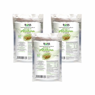 óleo de Semente de Abóbora 1400 mg - Kit 3 refis 60 Cápsulas softgel