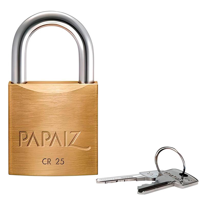 Cadeado N°25 Em Latão Standard Cr 25 Papaiz