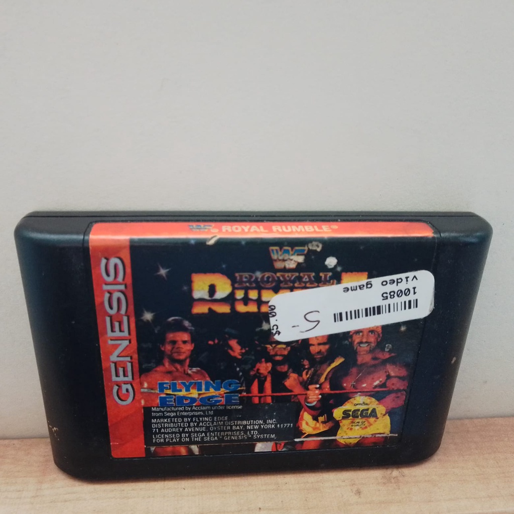 Jogo WWF Royal Rumble Sega Mega Drive Genesis Original