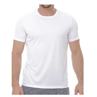 Camiseta de Corrida Dry Fit Masculina Lisa - Treino Academia Esportes Exercícios