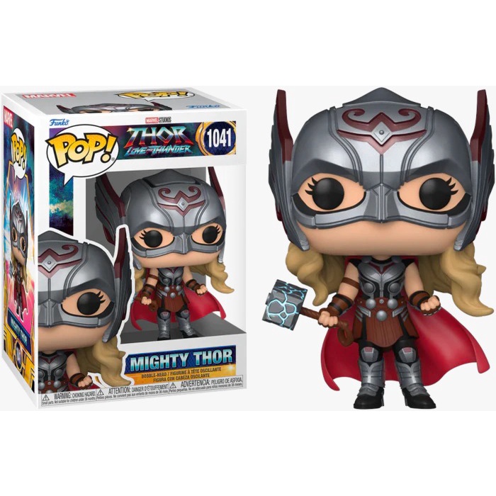 Funko Pop Marvel Thor Love And Thunder Mighty Thor 1041 Novo Original