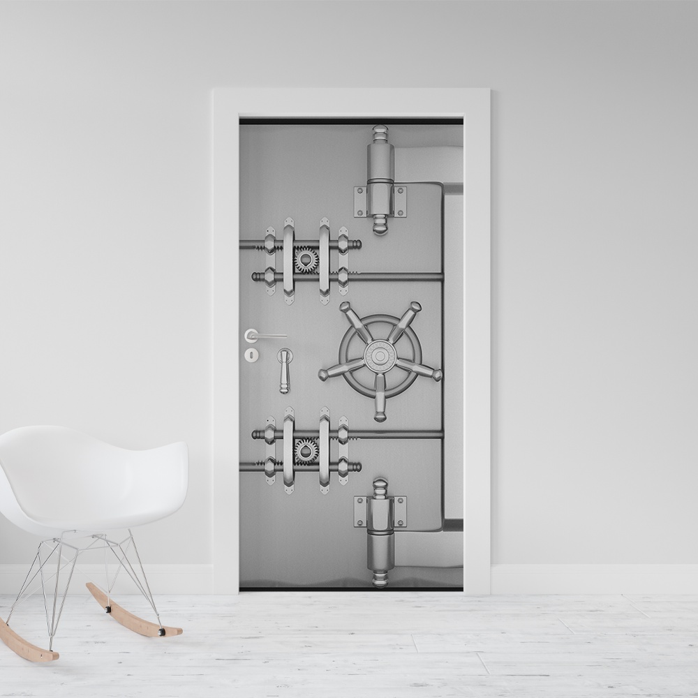 Adesivo Decorativo De Porta - COFRE 01624