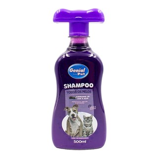 Shampoo Genial Pet 500ml Uva + Açai Caes e Gatos