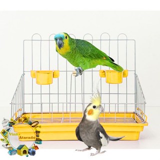 Gaiola Poleiro Poltrona Gaiola Aberta Para Pássaros Calopsita Papagaio Loro Maritaca Aves Mansas