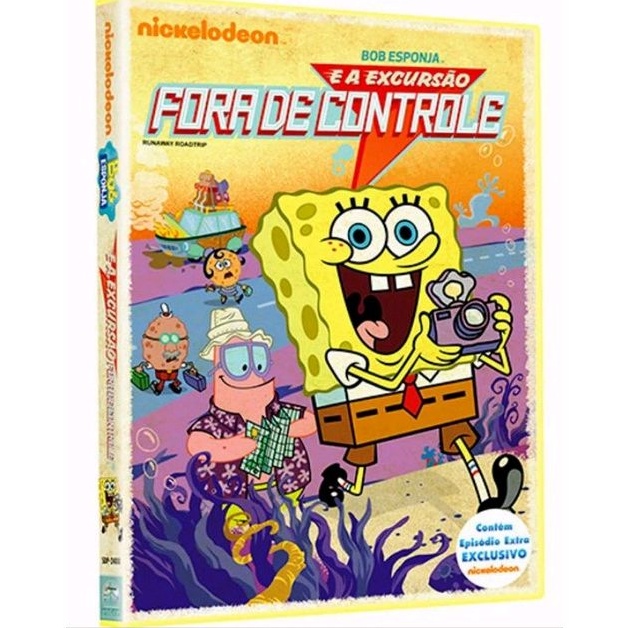 Dvd Bob Esponja - e a Excursão Fora de Controle - Lacrado e Original. (RARIDADE).