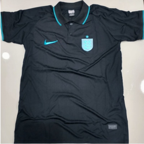 CAMISA PRETO DE TIME INGLATERRA POLO REFLETIVA Y---06