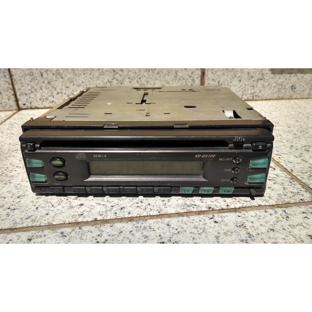 Rádio Jvc Kdgs720 Antigo Cd Player Shopee Brasil