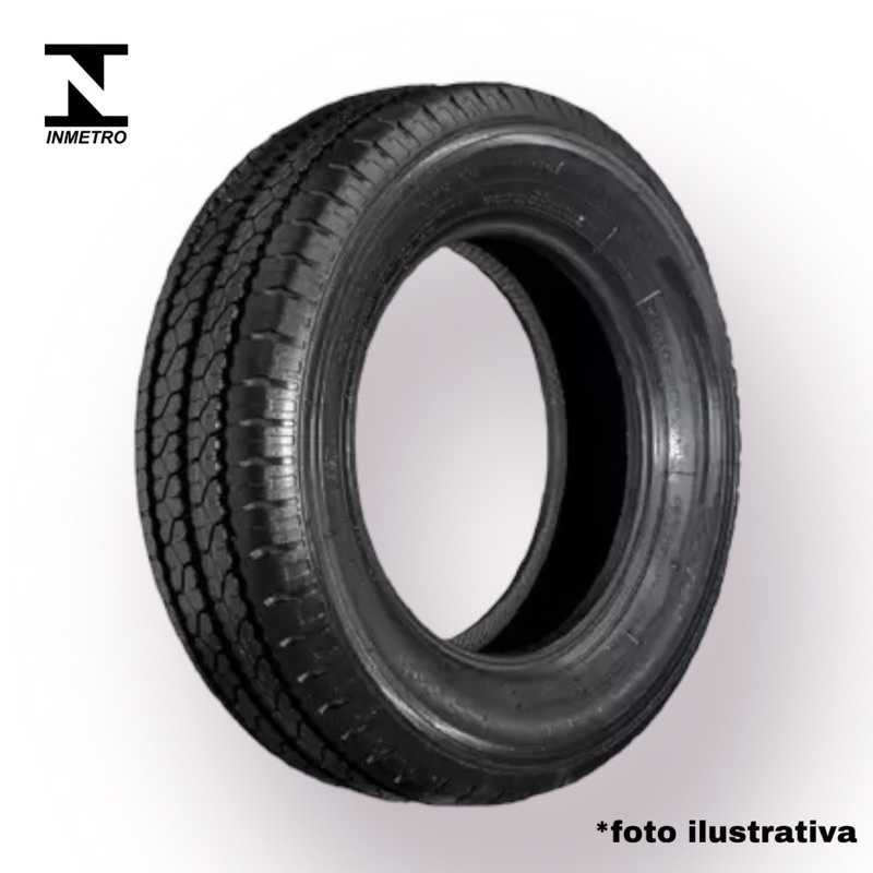 Pneu Kombi aro 14 185 R14 Borracha Vipal Remold Com Garantia Linha Especial