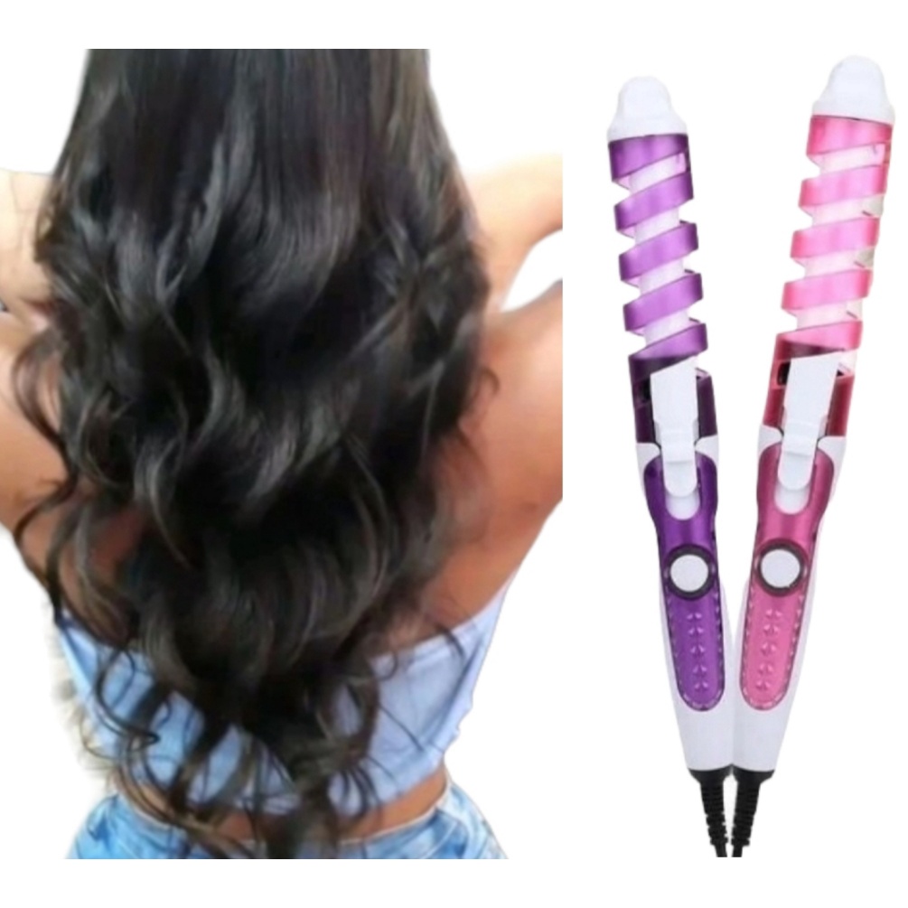 Modelador Ondulador Bivolt Baby Máquina De Fazer Cachos Cachear Ondular  Cabelo Onda | Shopee Brasil