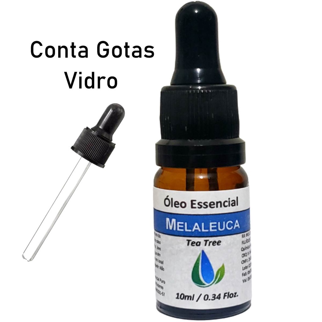 Óleo de Melaleuca Essencial (Tea Tree) 100% Puro 10ml