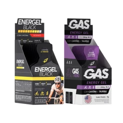Gas Energy Gel 10 Sachês + Energel CarboGel Black Bodyaction