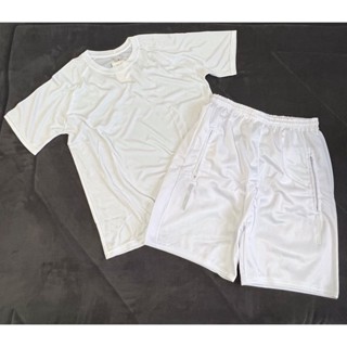 Kit 1 Camiseta Masculina Dry Fit + 1 Bermuda Shorts Masculina Academia - Conjunto