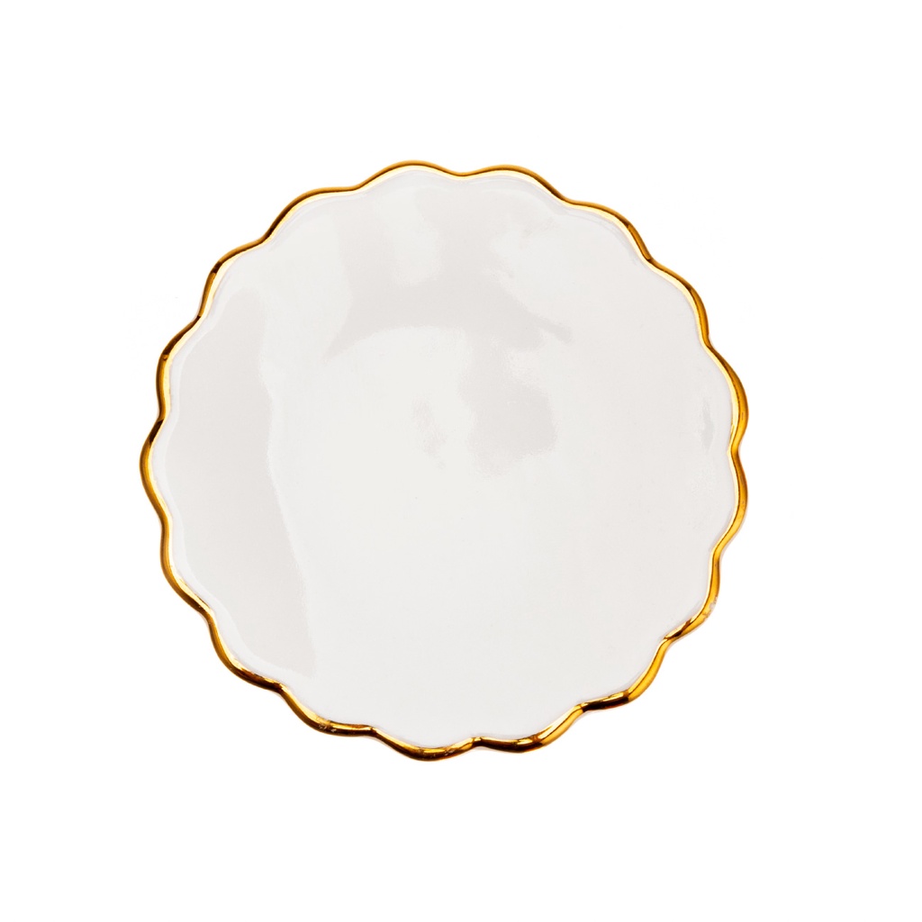 8 Bandejinha Joia do dia 8cm com Filete Ouro em Oferta na Shopee