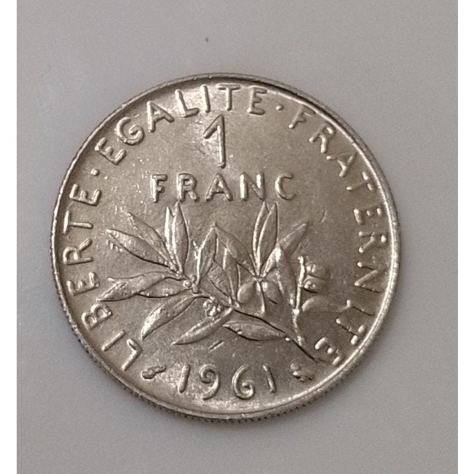MOEDA FRANCA 1 FRANCO 1961 - S690