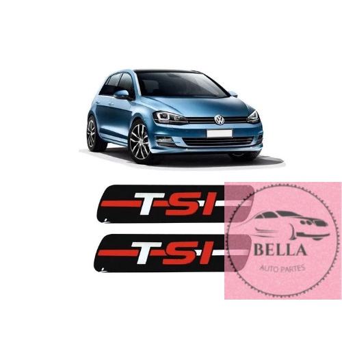 Par TSI coluna  Emblema Resinado Polo Golf Jetta Gol Tiguan virtus