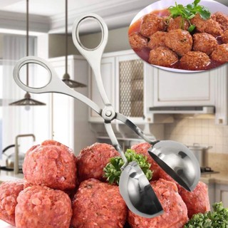 Molde Culinário De Almôndega Mini Para Bolinho De Carne e Kibe Inox 16cm