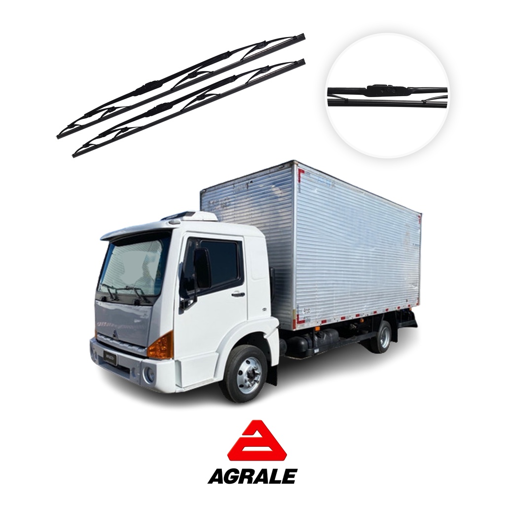 Palheta Vidro Dianteiro Caminhão Agrale 9200 Par Paleta Original 2003 a 2023