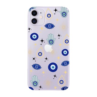 Capinha para iPhone 11 Anti Impacto Personalizada - Olho Grego Fundo transparente