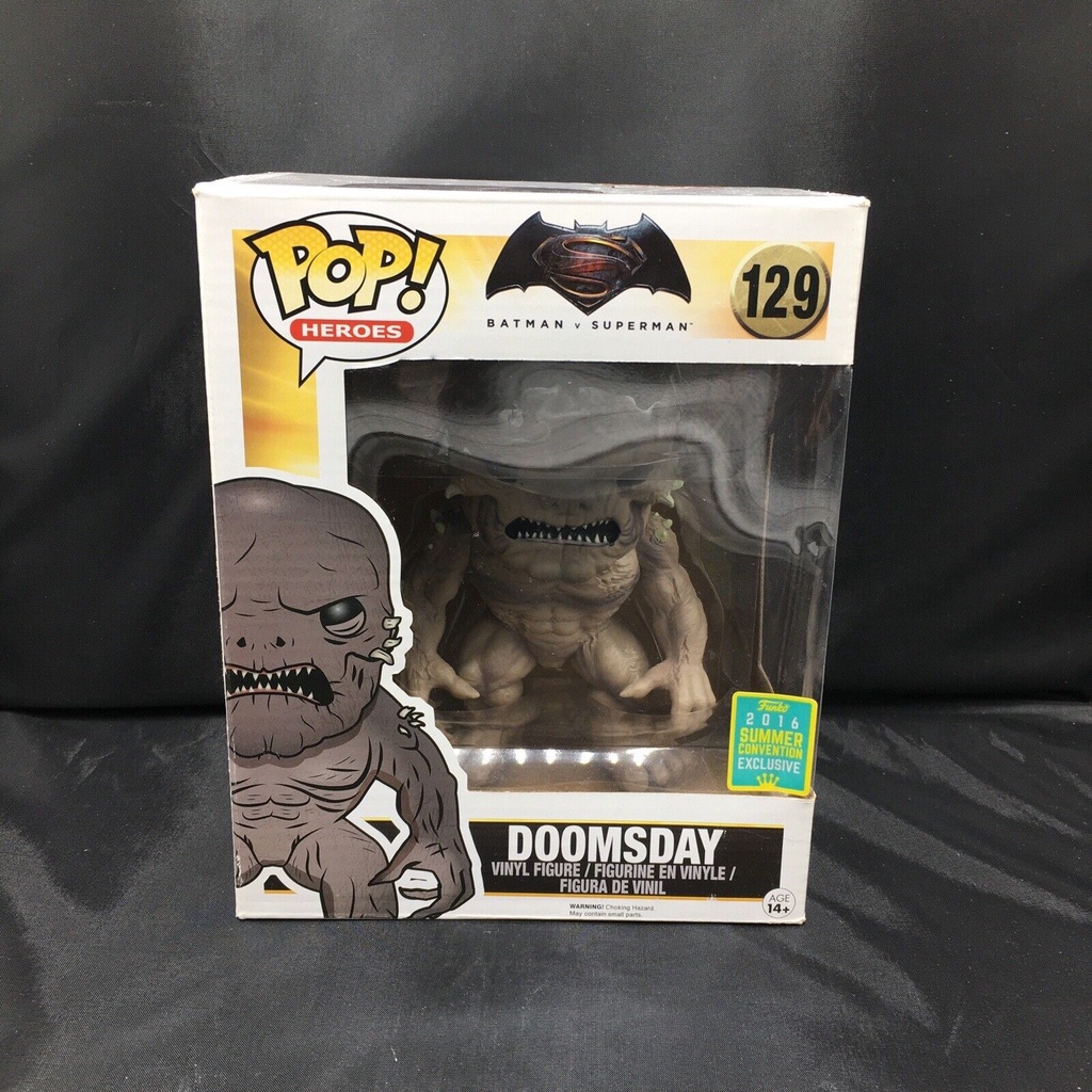Funko pop dc batman v superman doomsday 6 figure 129 2016 sdcc