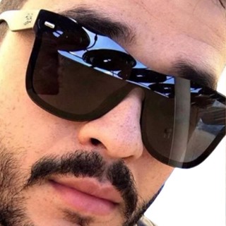 Óculos De Sol Masculino Quadrado Espelhado De Sol Praia