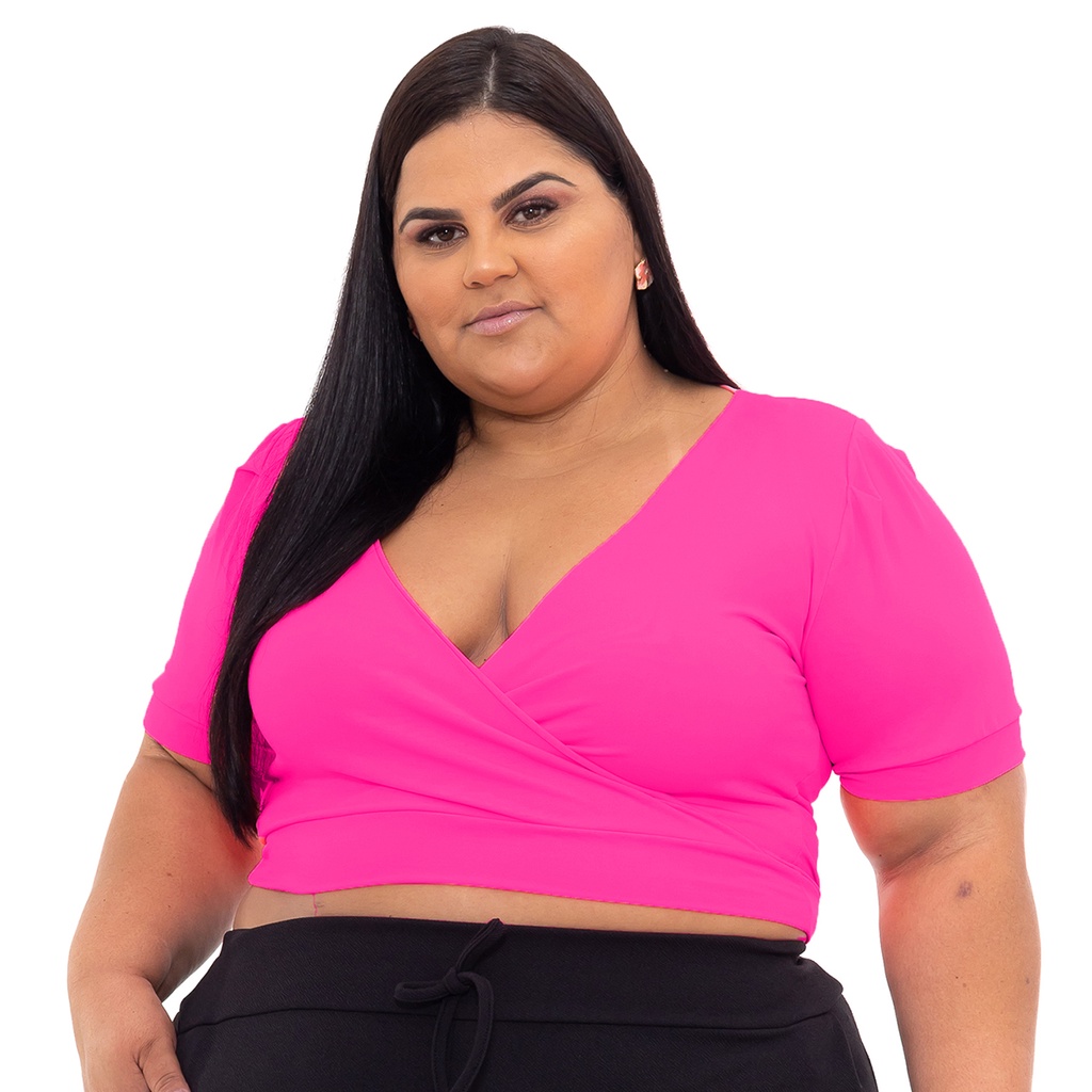 Cropped Plus Size Neon: Onde Comprar | BuscaProdutos