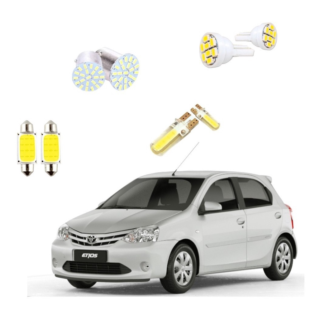 Kit Lâmpadas Led Toyota Etios