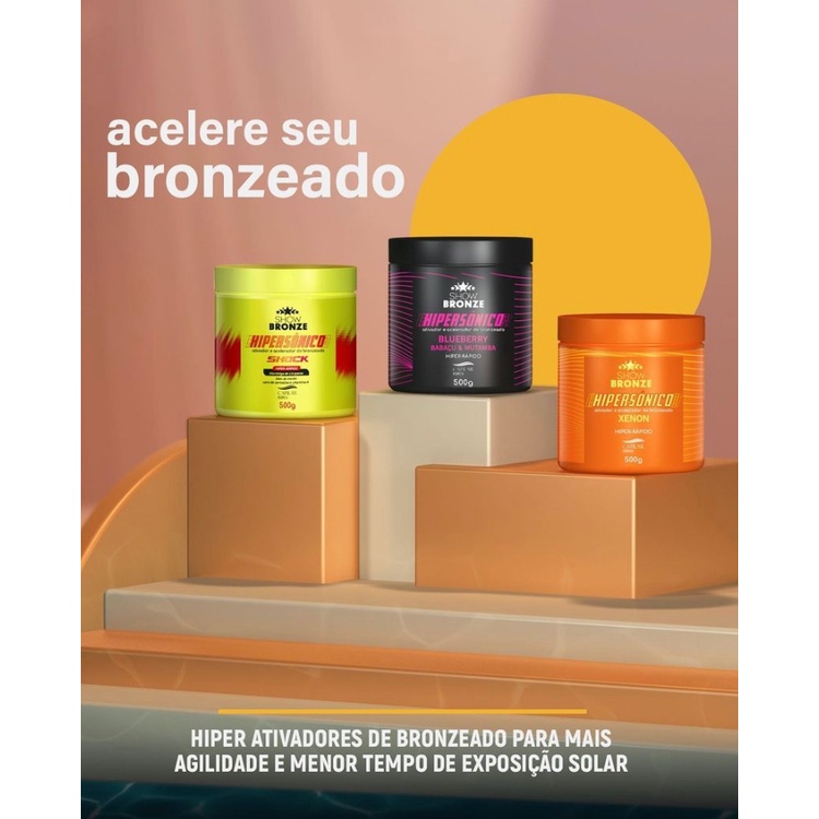Ativador e Acelerador de Bronzeado Hipersônico 500g - Capilar Essência em Oferta na Shopee