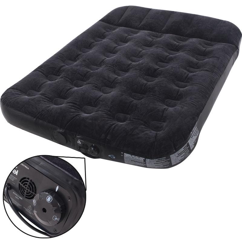 Colchão Inflável Elétrico Queen Size Preto Belfix