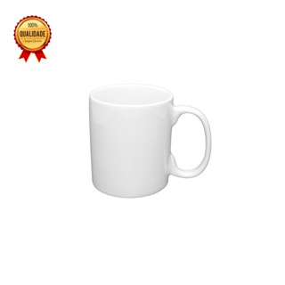 Caneca Branca de Porcelana 2ª Linha 300ml