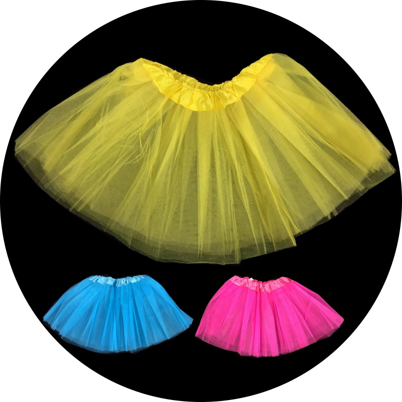Saia de Tule Adulto Carnaval – Tamanho Único, 36cm | Fantasia e Festas