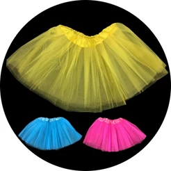 Saia de Tule Adulto Carnaval – Tamanho Único, 36cm | Fantasia e Festas
