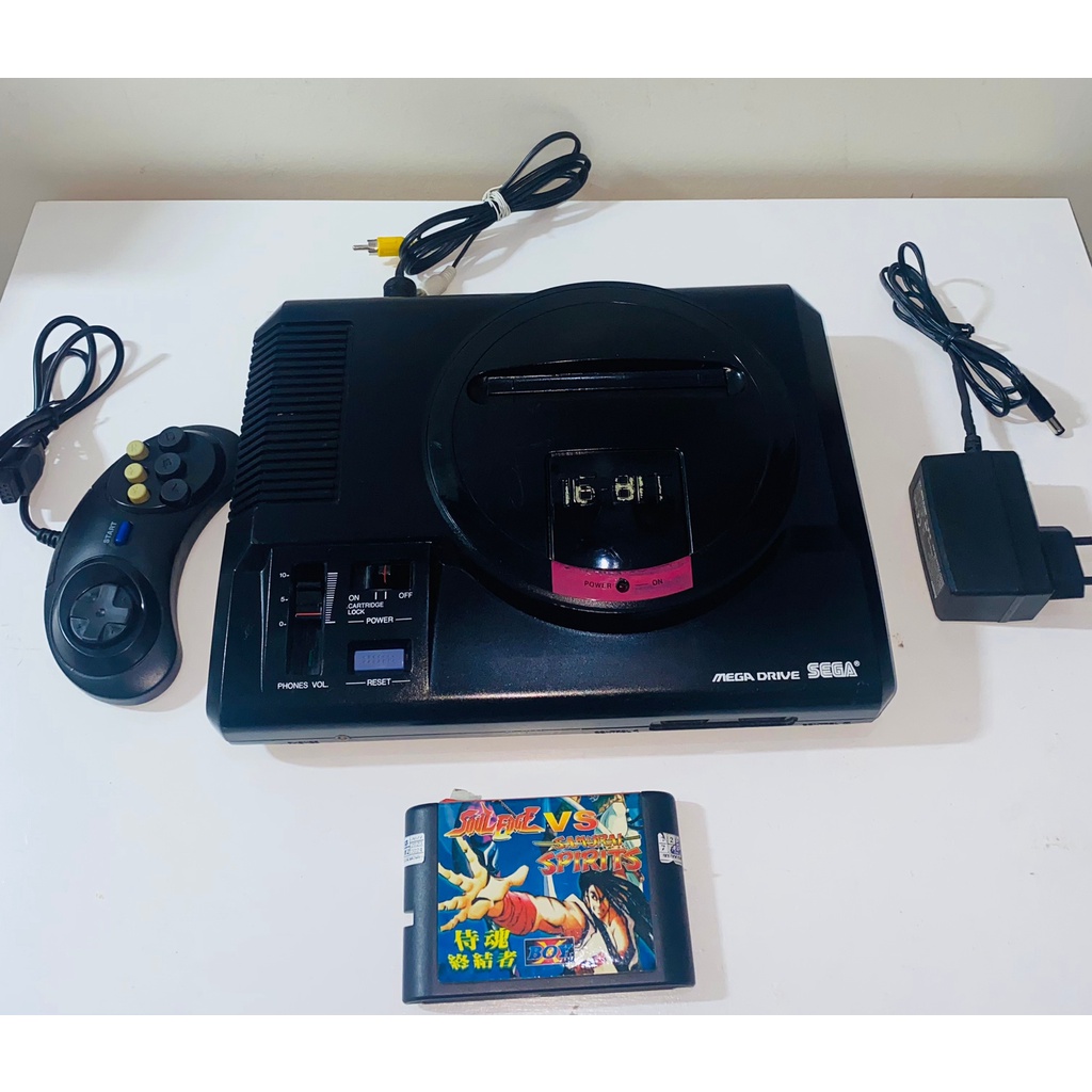 Console Mega Drive 1 Completo com Jogos